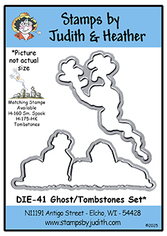 DIE-41 Ghost/Tombstones Die